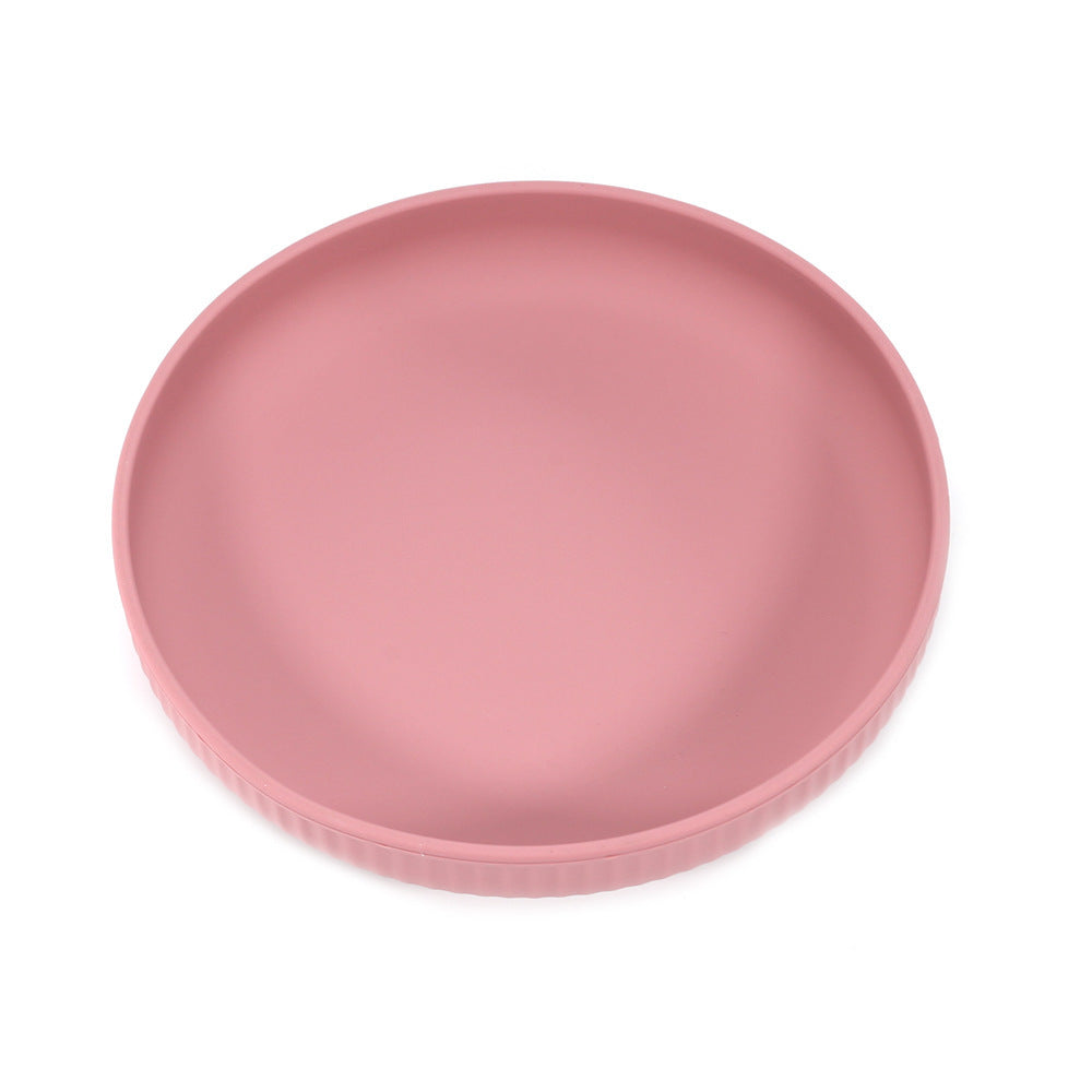 Baby Silicone Suction Plate – Mess-Free Feeding in Pastel Colors