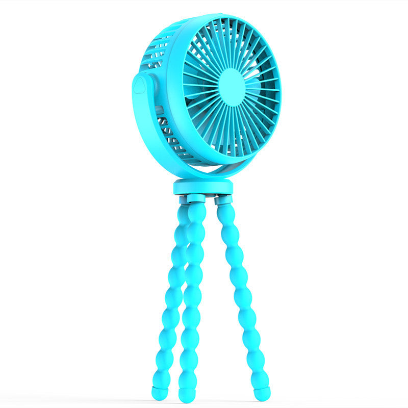 3-in-1 Portable Baby Cooling Fan – Stroller, Car Seat & Nursery