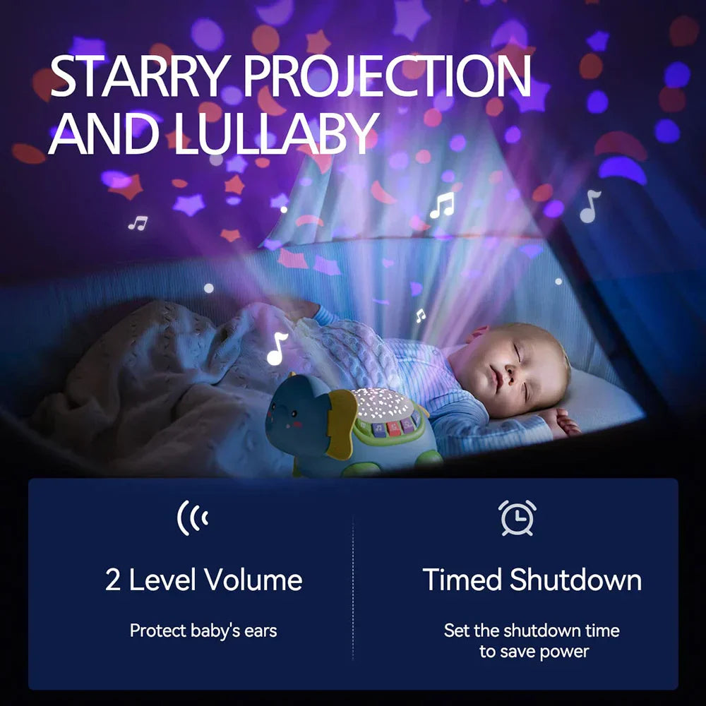 Baby Crawling Musical Elephant Toy