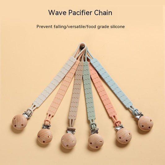 Silicone Pacifier Clip | Safe, Non-Toxic & Baby-Friendly Teether Holder