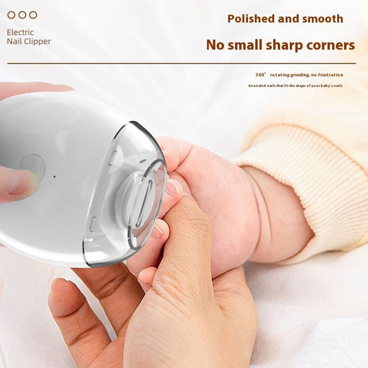 Baby Electric Nail Grinder | Safe USB-Rechargeable Nail Trimmer