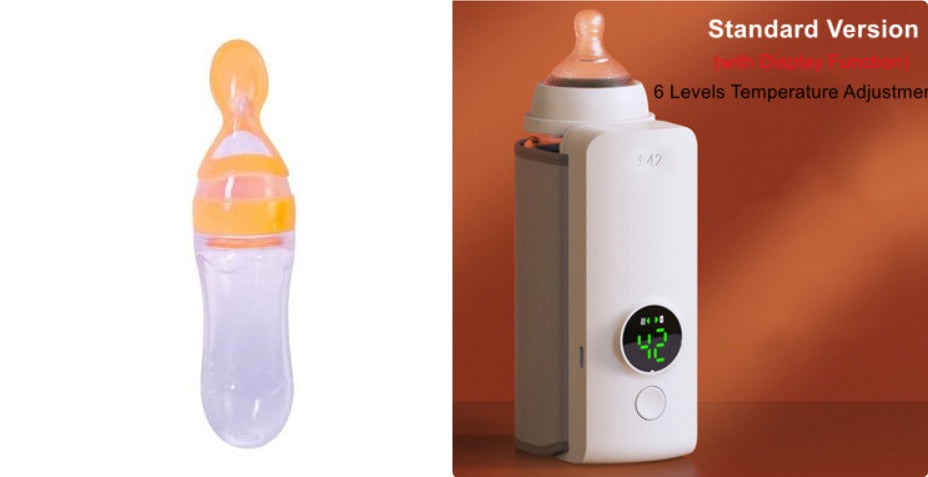 Portable Rechargeable Baby Bottle Warmer | USB-Powered Travel Heater