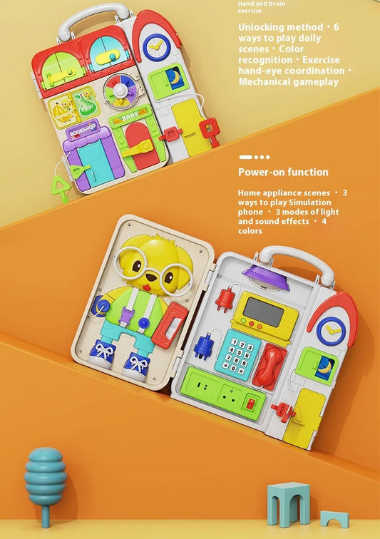 Montessori Busy Board β Toddler Learning Toy