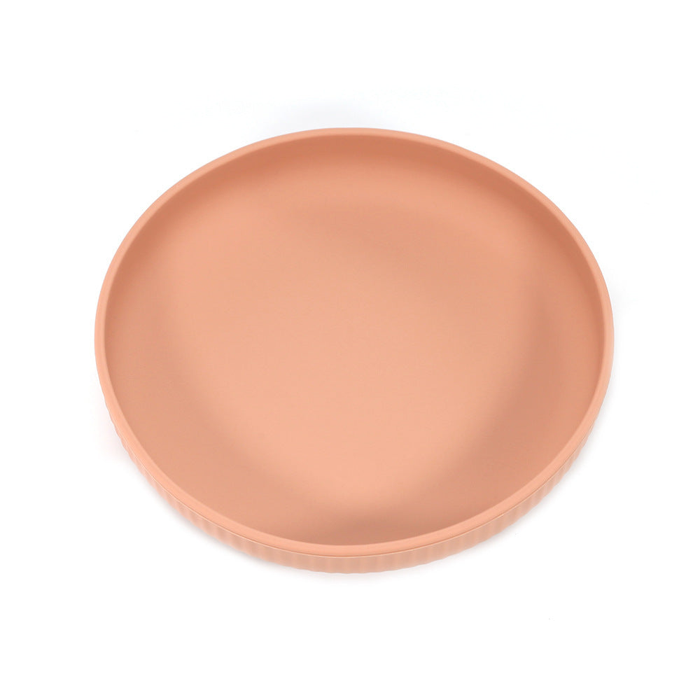 Baby Silicone Suction Plate – Mess-Free Feeding in Pastel Colors
