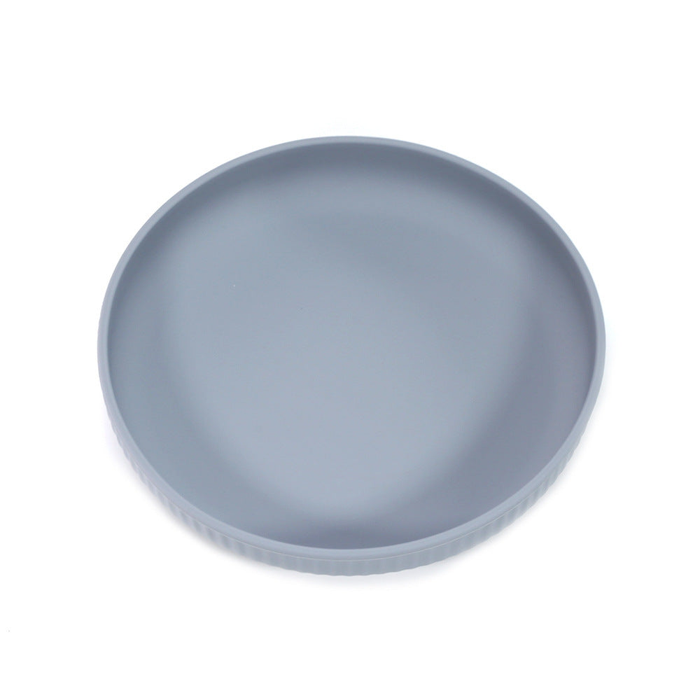 Baby Silicone Suction Plate – Mess-Free Feeding in Pastel Colors