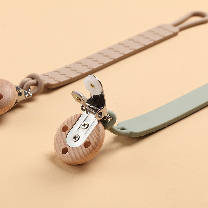 Silicone Pacifier Clip | Safe, Non-Toxic & Baby-Friendly Teether Holder