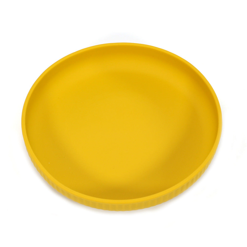 Baby Silicone Suction Plate – Mess-Free Feeding in Pastel Colors