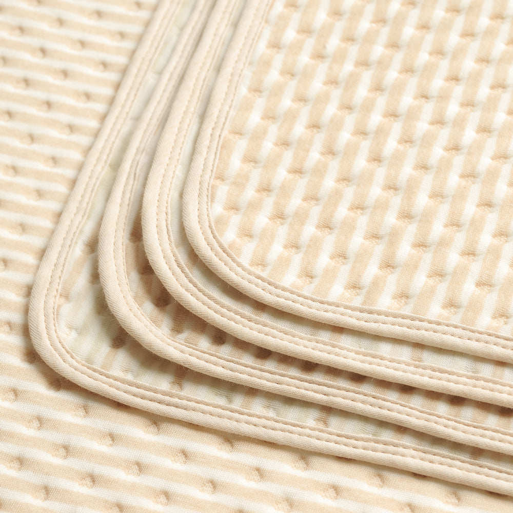Portable Waterproof Baby Changing Mat – Four-Layer Cotton Compact Pad