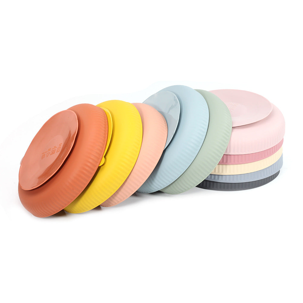 Baby Silicone Suction Plate – Mess-Free Feeding in Pastel Colors