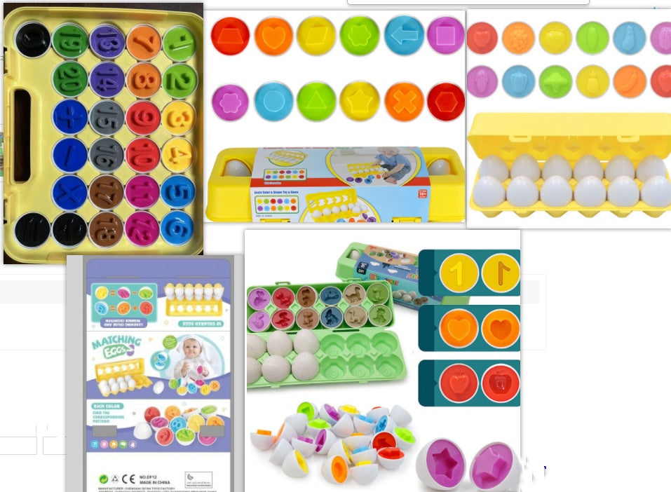 Montessori Smart Egg Shape Sorter – Early Learning Matching Toy