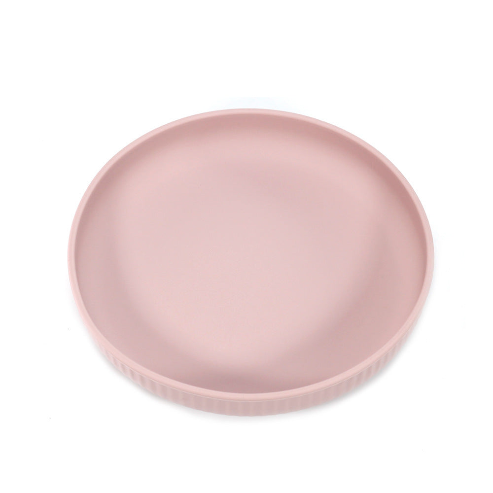 Baby Silicone Suction Plate – Mess-Free Feeding in Pastel Colors