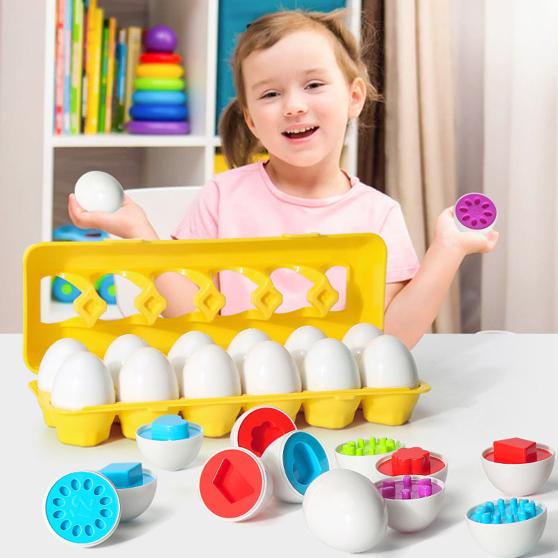 Montessori Smart Egg Shape Sorter – Early Learning Matching Toy