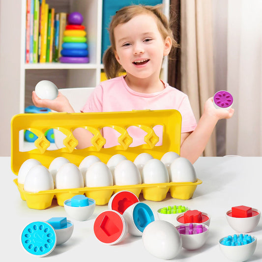 Montessori Smart Egg Shape Sorter – Early Learning Matching Toy