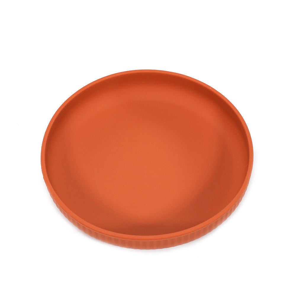 Baby Silicone Suction Plate – Mess-Free Feeding in Pastel Colors