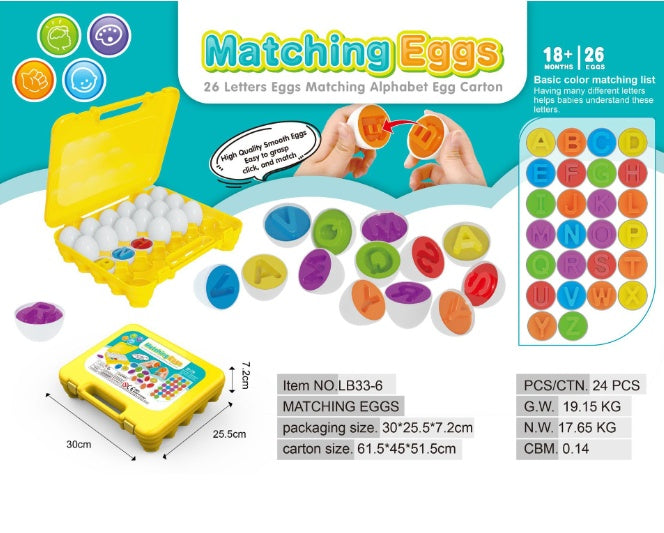 Montessori Smart Egg Shape Sorter – Early Learning Matching Toy
