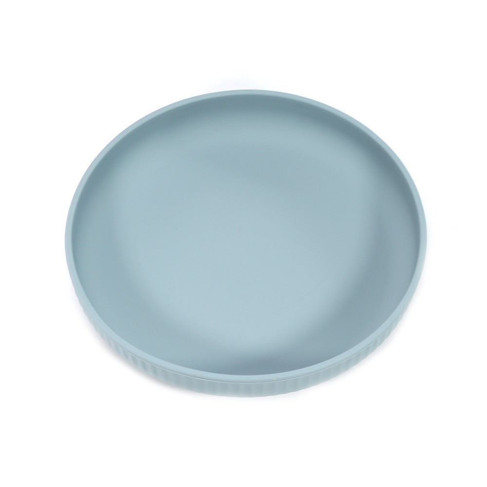 Baby Silicone Suction Plate – Mess-Free Feeding in Pastel Colors