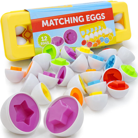 Montessori Smart Egg Shape Sorter – Early Learning Matching Toy