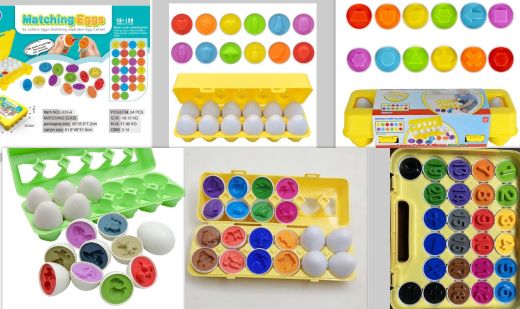 Montessori Smart Egg Shape Sorter – Early Learning Matching Toy