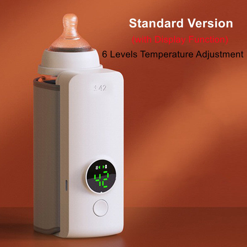 Portable Rechargeable Baby Bottle Warmer | USB-Powered Travel Heater