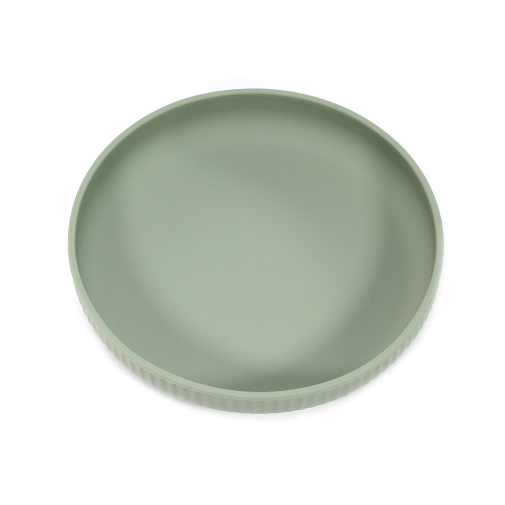 Baby Silicone Suction Plate – Mess-Free Feeding in Pastel Colors